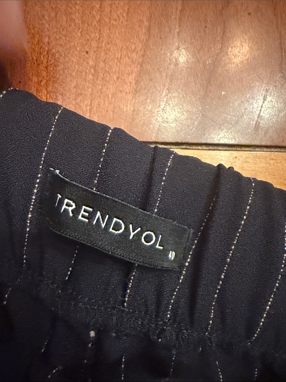 Trendyol Pin Striped dress pants, sz 40/Med - Picture 3 of 3
